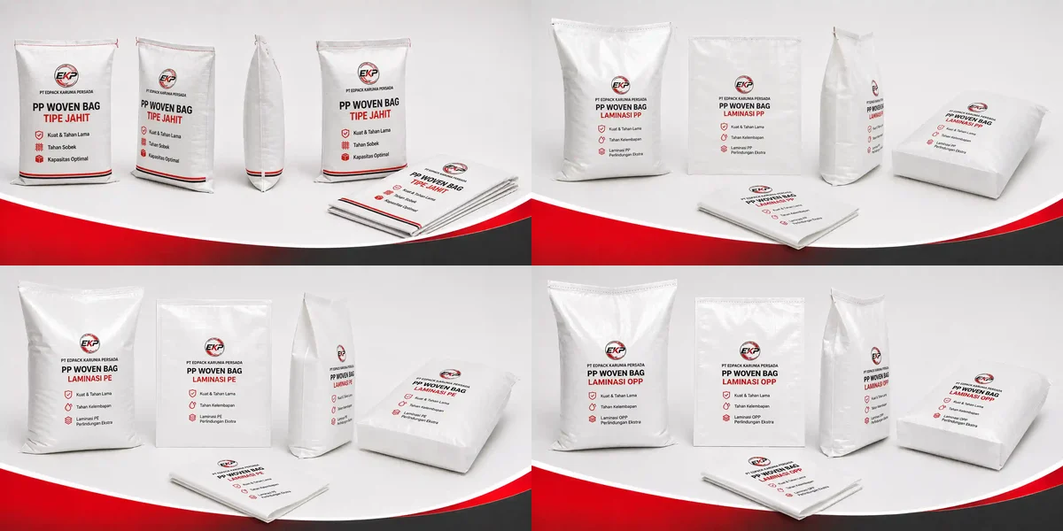 Woven Bag Polypropylene (PP) - beberapa produk perwakilan