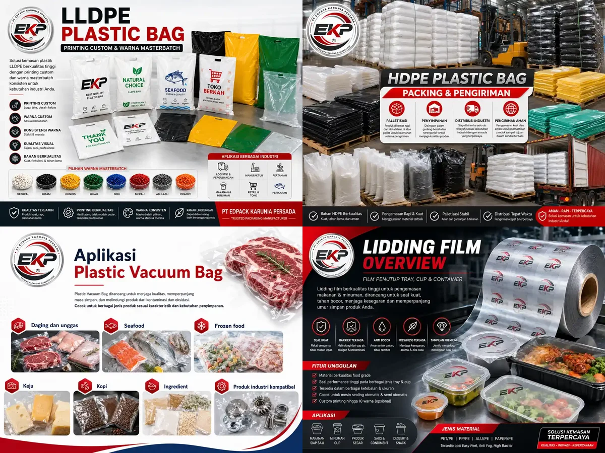 Heat Sealing - beberapa produk perwakilan