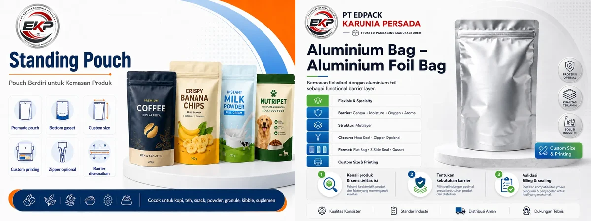 Kemasan Powder dan Granule - beberapa produk perwakilan