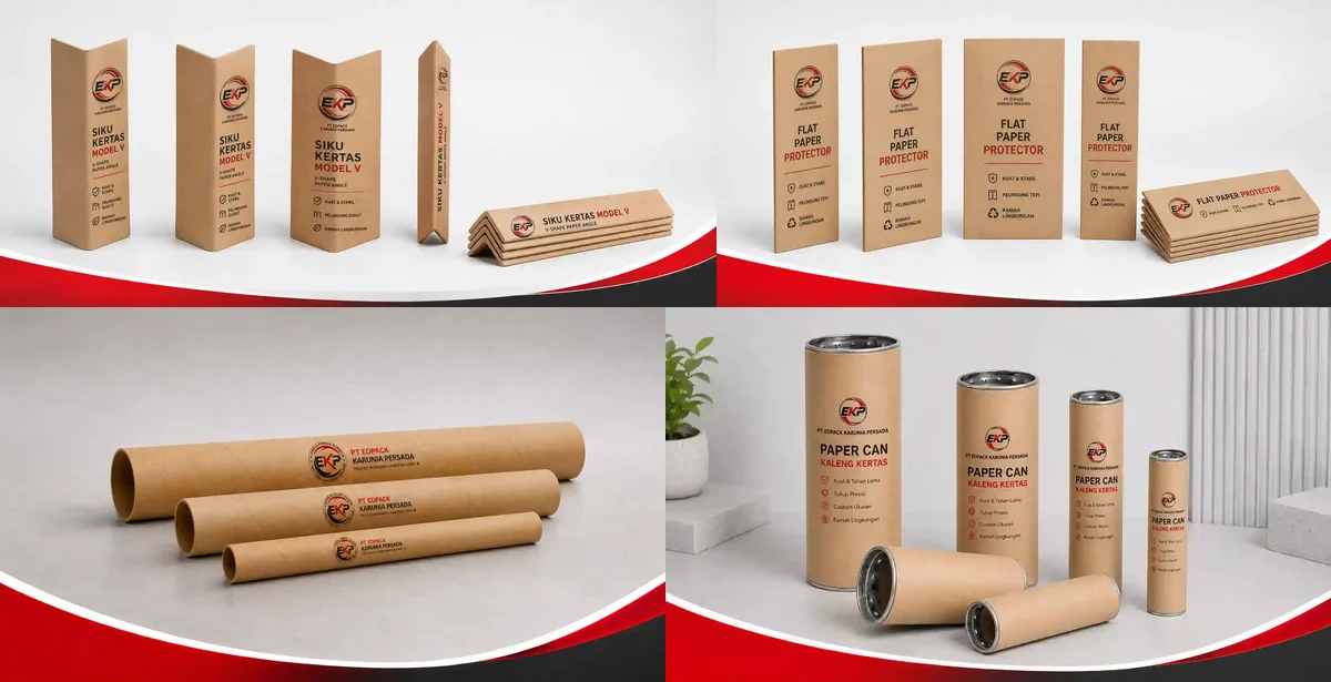 Paperboard Kraft Berlapis - beberapa produk perwakilan