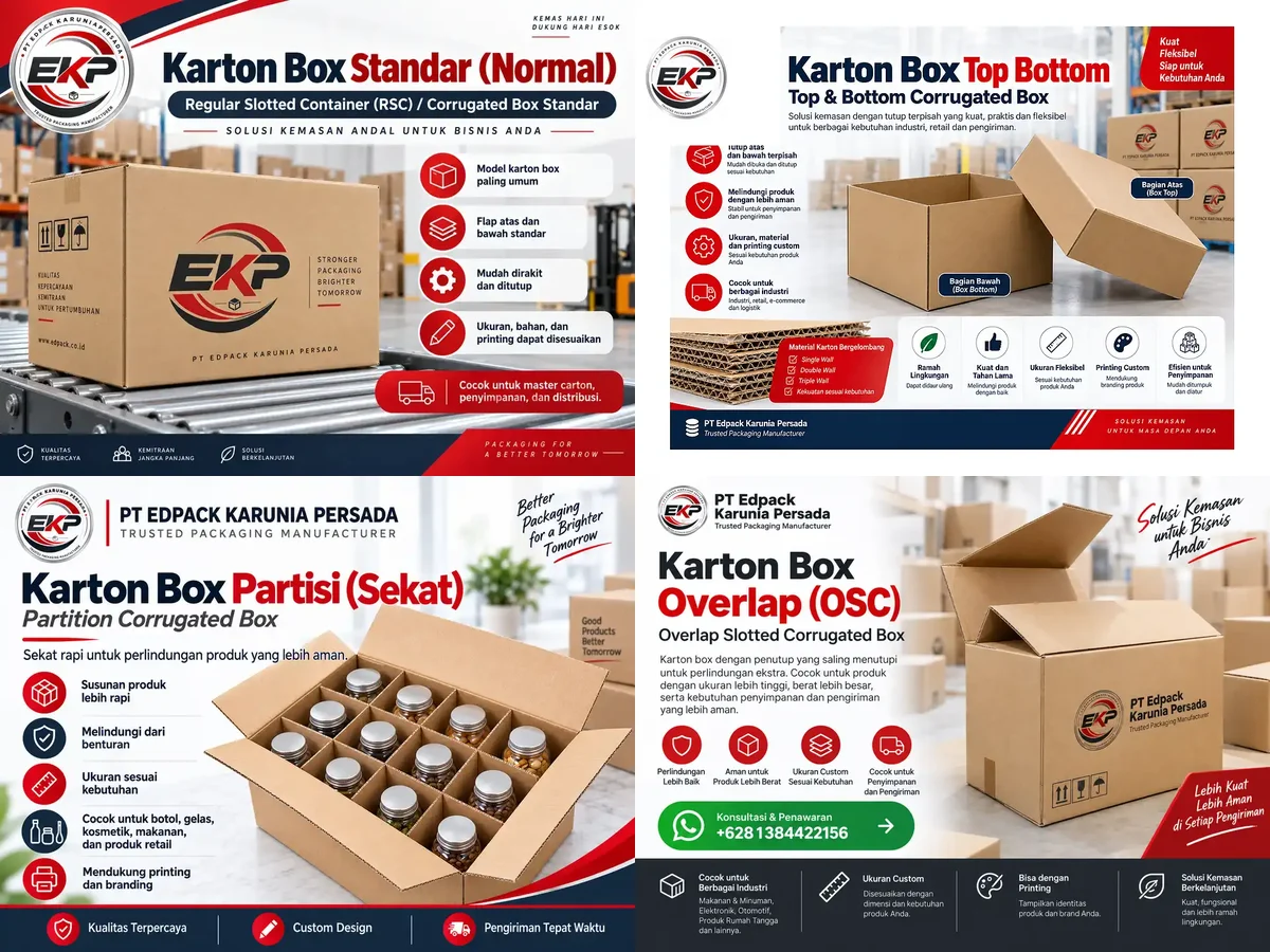 Sambungan Jahit - beberapa produk perwakilan