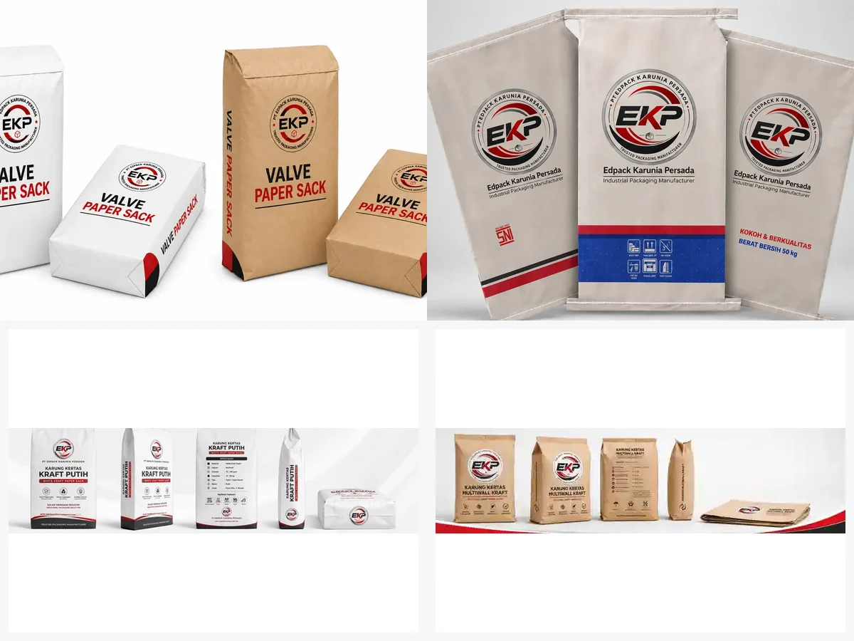 Extensible Kraft Paper - beberapa produk perwakilan