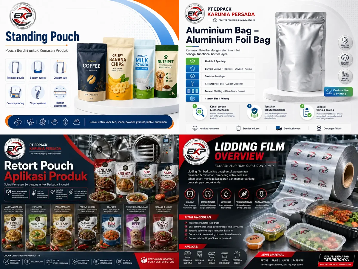 PET - beberapa produk perwakilan