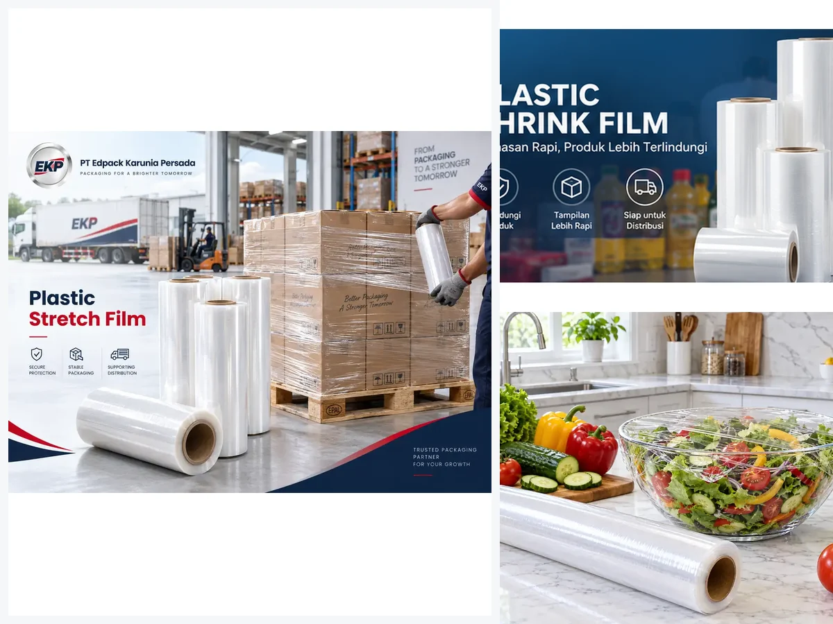 Plastic Wrapping - beberapa produk perwakilan