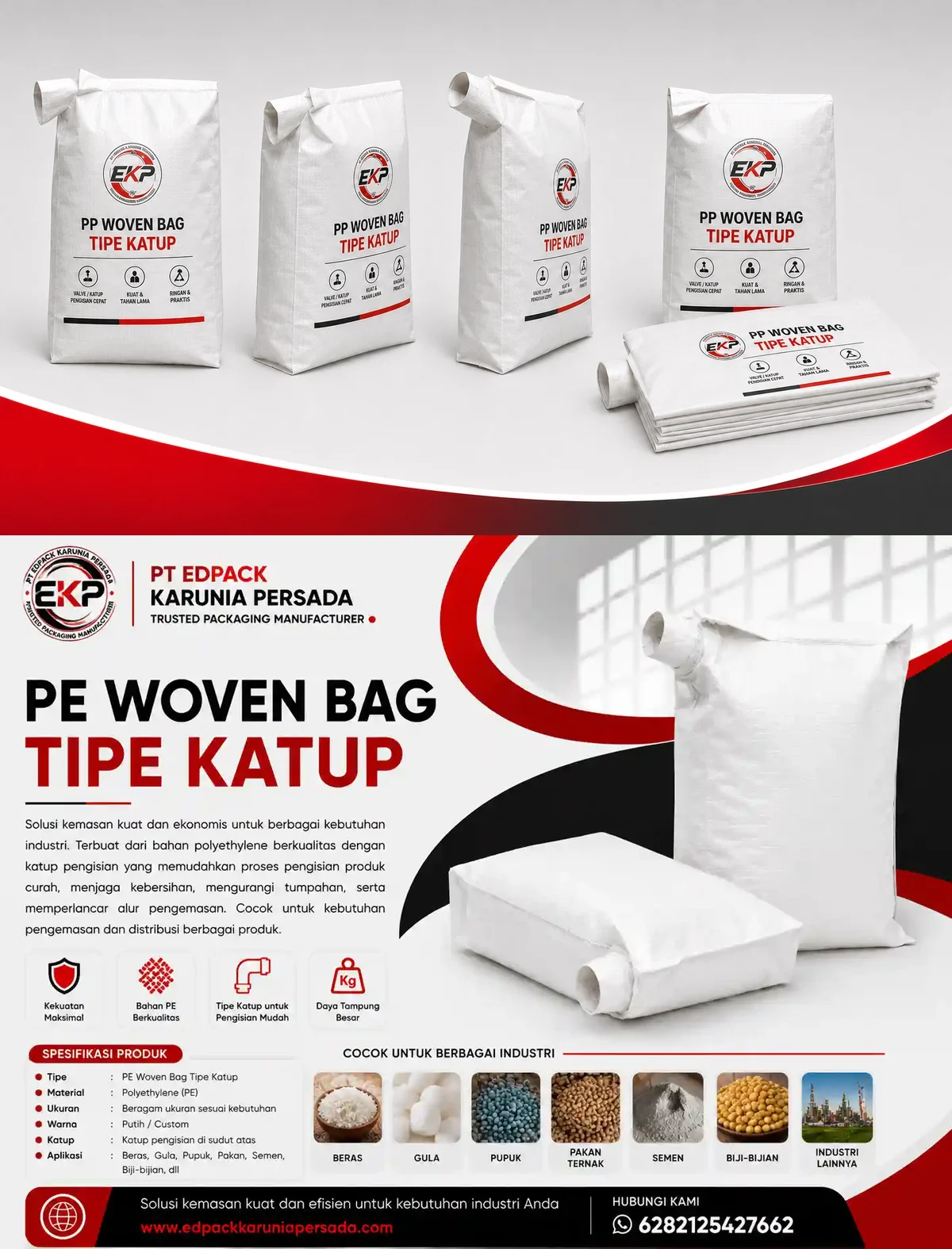 Valve Woven Bag - beberapa produk perwakilan