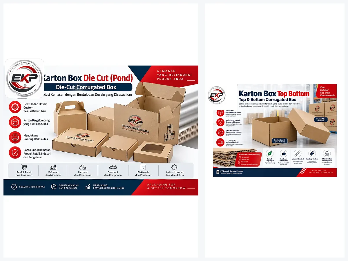 Kemasan Komponen - beberapa produk perwakilan
