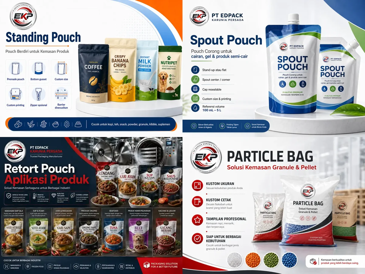 Kemasan Primer - beberapa produk perwakilan