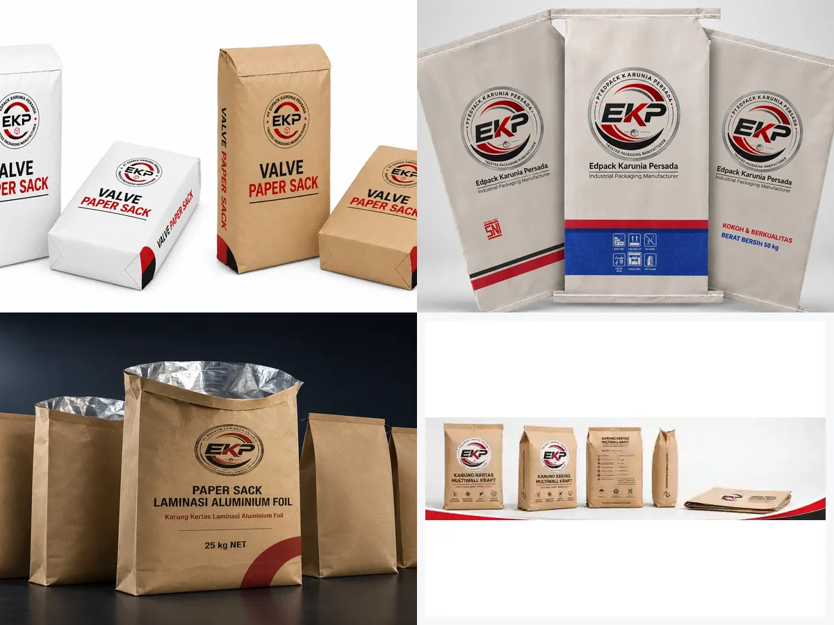 Paper Sack - beberapa produk perwakilan