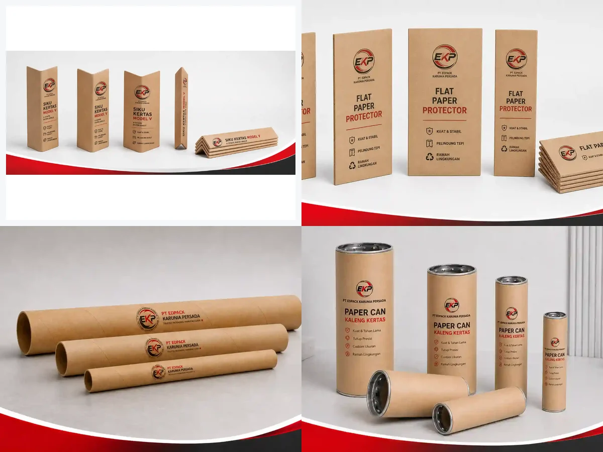 Paperboard Kraft Berlapis - beberapa produk perwakilan