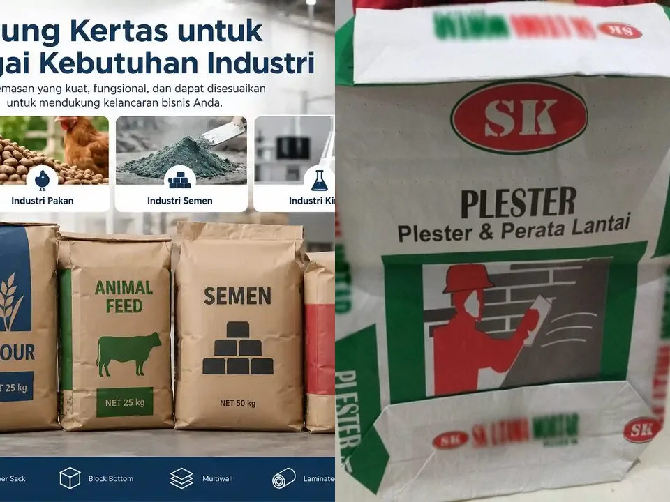 Kemasan Semen & Mortar Semen - beberapa gambar perwakilan