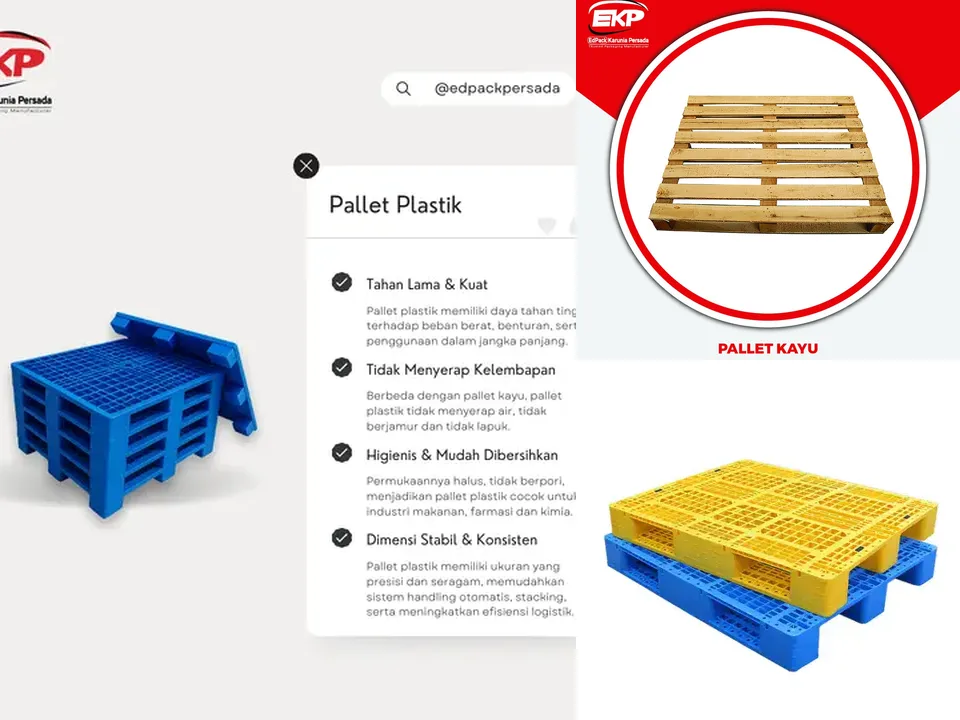 Pallet plastik - beberapa gambar perwakilan