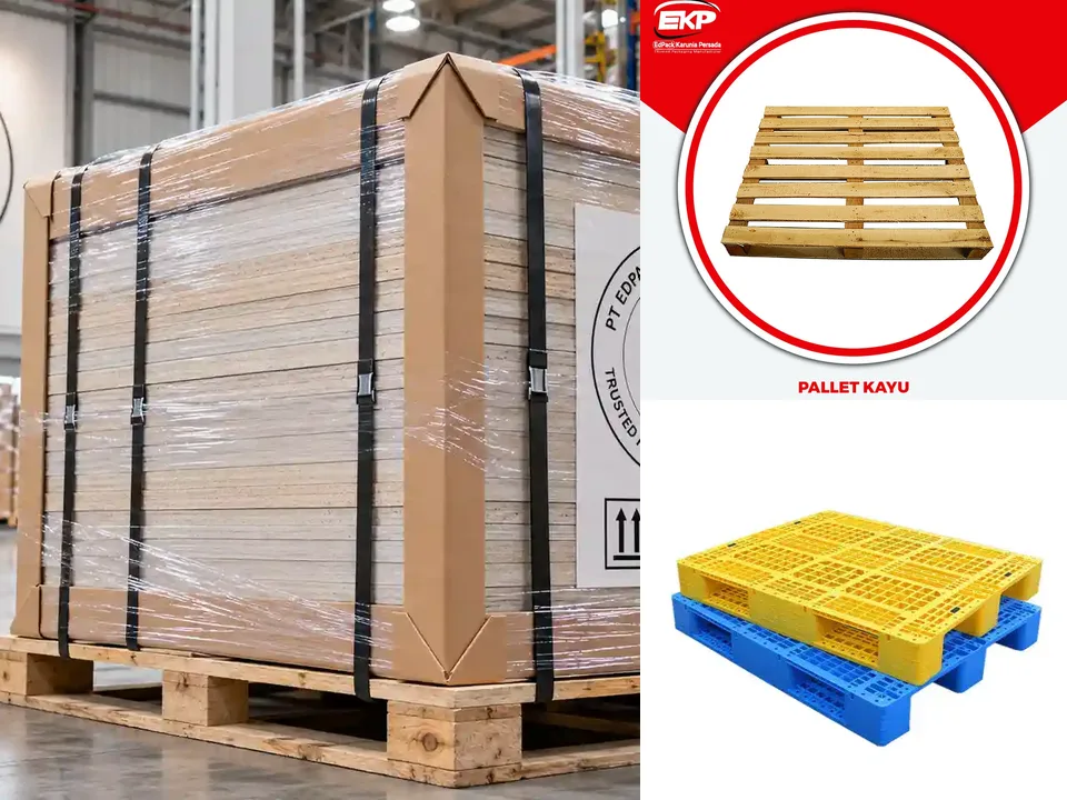 Kayu untuk Kemasan Industri - beberapa gambar perwakilan