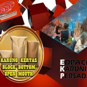 Karung Kertas Block Bottom Open Mouth