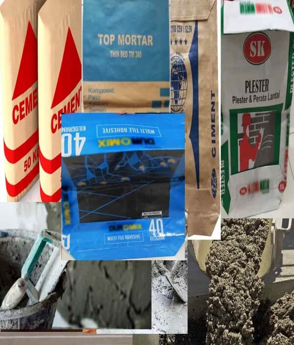 Karung Kertas semen cemen bag mortar bag semen instan bag terbaik