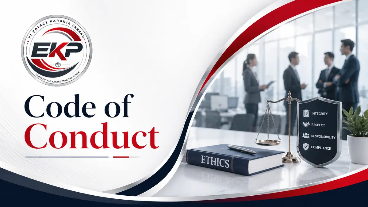 Code of Conduct 6 Banner Code of Conduct PT Edpack Karunia Persada