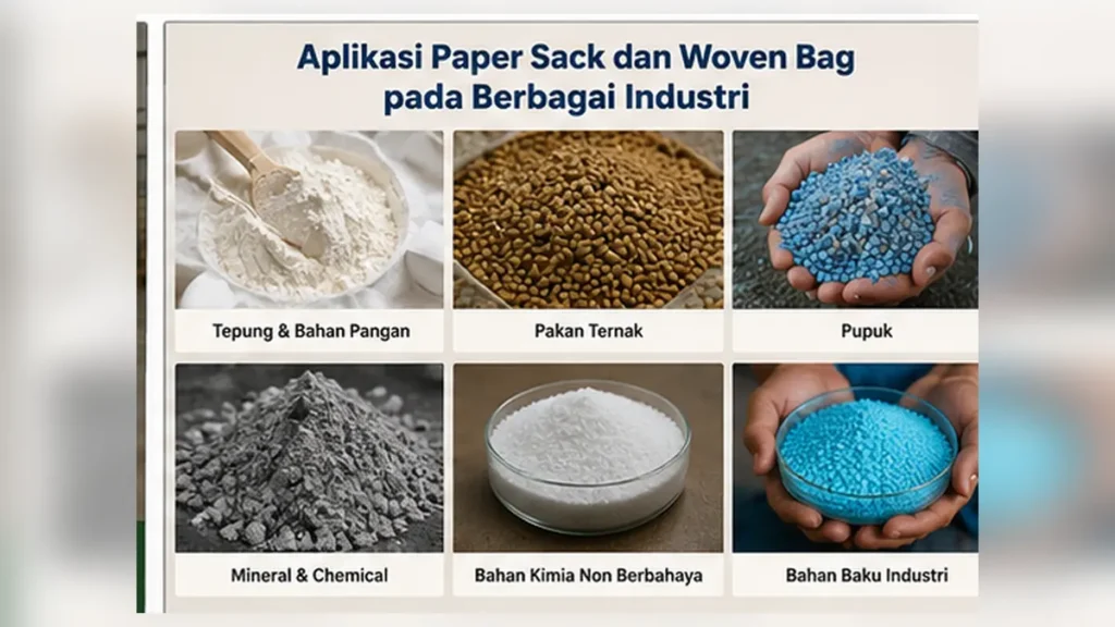 Paper Sack vs Woven Bag: Perbedaan, Keunggulan, dan Cara Memilih 8 Contoh Aplikasi Paper Sack dan woen bag pada bebagai aplikasi