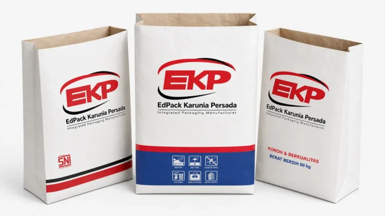 Karung Kertas Block Bottom Open Mouth
