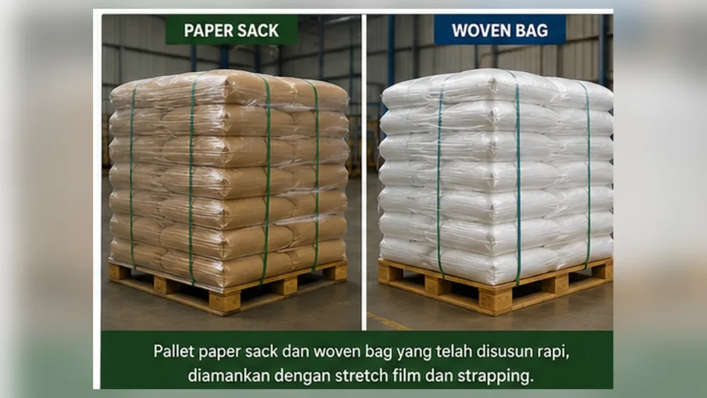 Paper Sack vs Woven Bag: Perbedaan, Keunggulan, dan Cara Memilih 5 Penyimpanan dan Distribusi Paper Sack dan woven bag