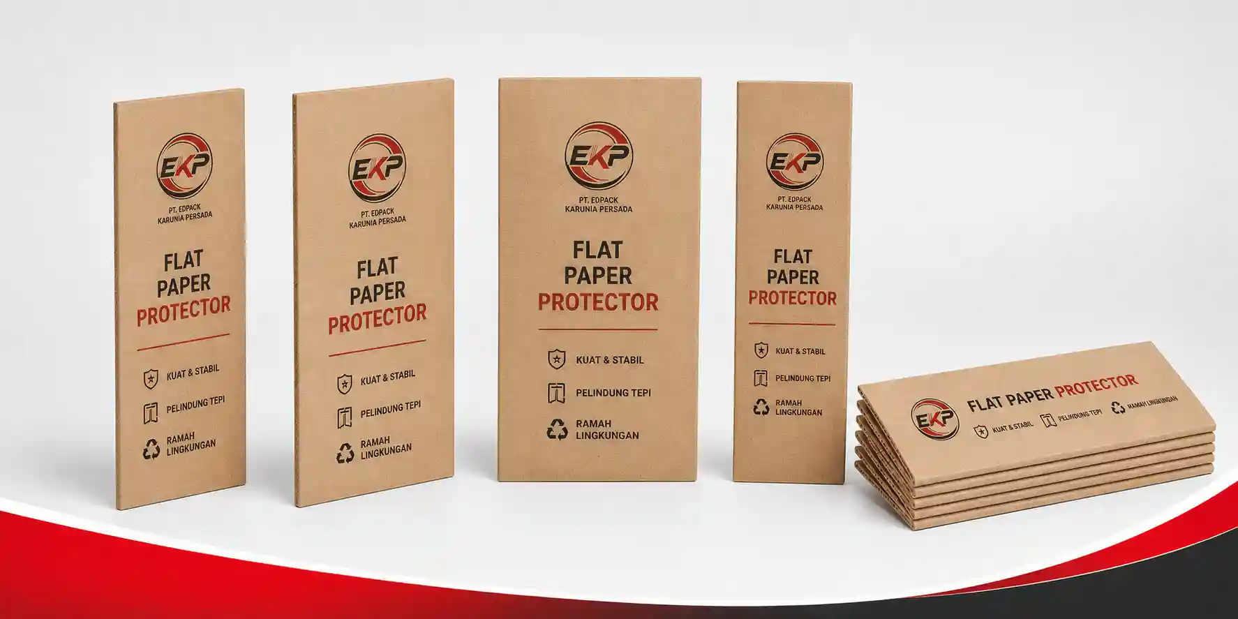 Flat Shape Paper Edge Protector - Flat Shape Paper Angle 1 flat paper protector - feature image edpack persada
