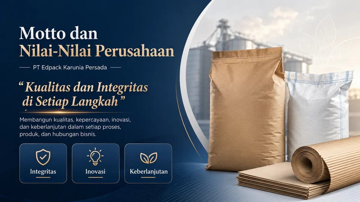 Motto & Nilai - Nilai Perusahaan 1 motto-dan-nilai-nilai-perusahaan-edpack
