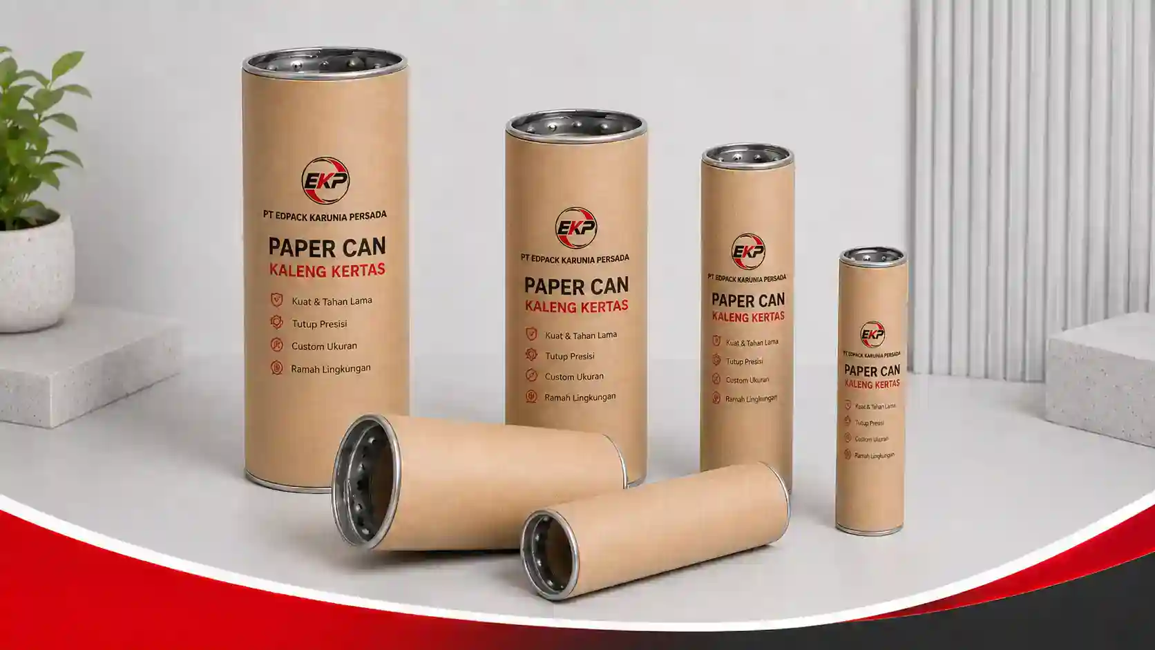 Paper Can - Tabung - Tube Kertas dengan Penutup Logam - Kaleng 1 paper can - kaleng kertas - feature image edpack persada (1)
