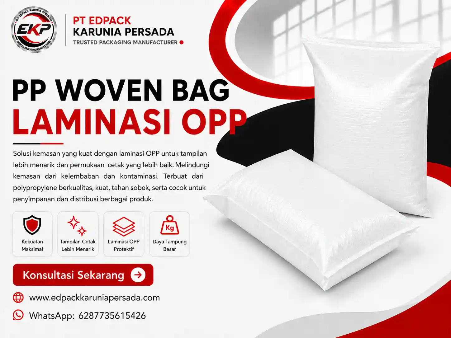 PP Woven Bag Laminasi OPP - OPP Laminated PP Woven Bag 6 PP Woven Bag Laminasi OPP OPP Laminated PP Woven Bag EdPack
