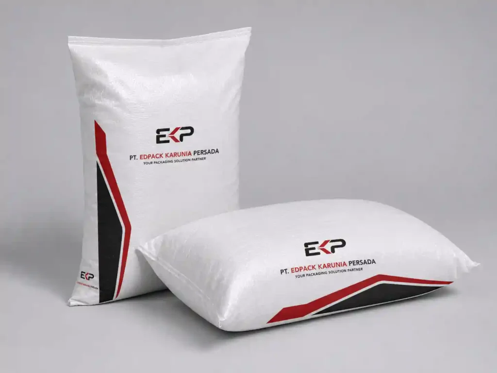 Industri Pengguna PP woven bag laminasi PE untuk resin pellet dan bahan baku industri