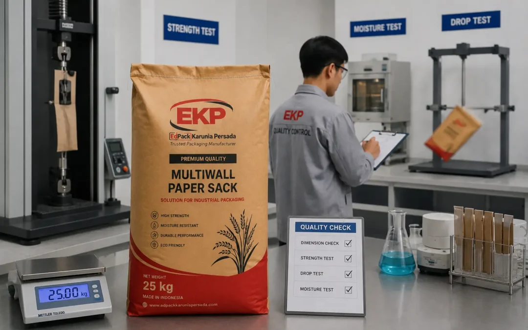 quality control - quality check - paper sack edpack persada
