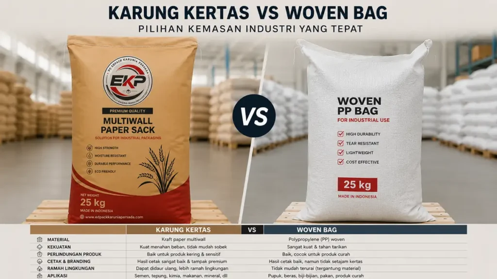 Paper Sack vs Woven Bag: Perbedaan, Keunggulan, dan Cara Memilih