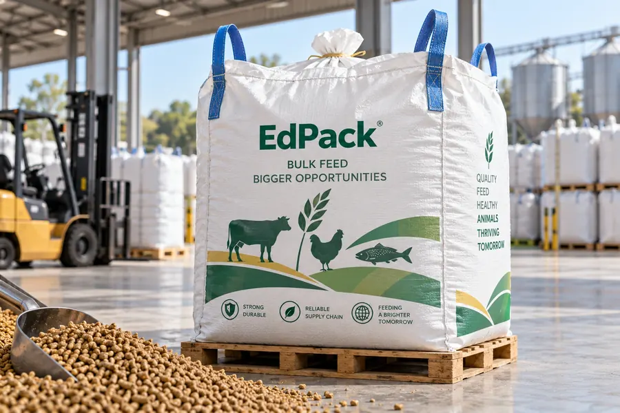 Jumbo Bag FIBC untuk bahan baku pakan curah
