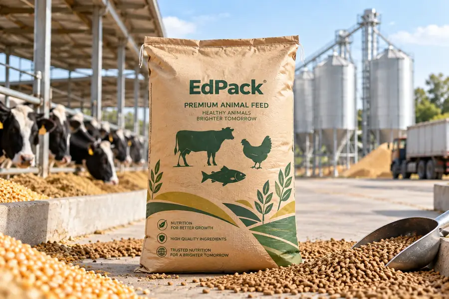 Paper Sack multiwall untuk complete feed, premix, konsentrat dan produk pakan kering