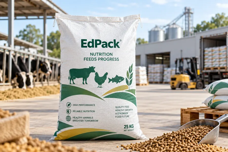 Woven Bag PP untuk pellet, complete feed dan bahan baku pakan